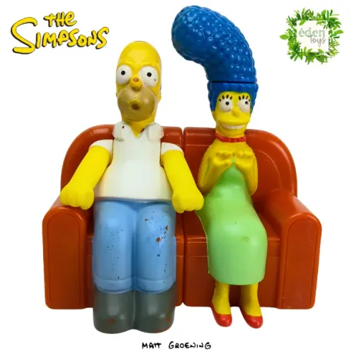 Bonecos Simpsons - Homer e Marge sofá BK (cód 009-2)