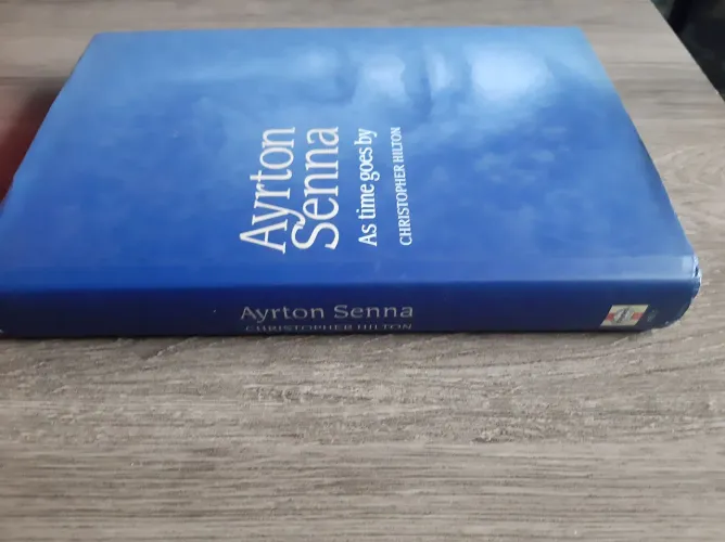 Livro Senna As time goes by Capa dura 