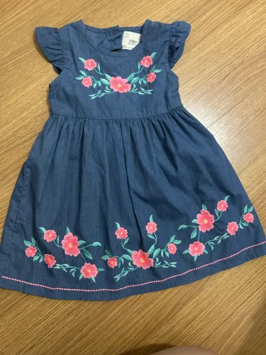 Vestido infantil jeans