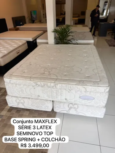 Colchão MAXFLEX SÉRIE 3 LÁTEX SEMINOVO TOP - ENTREGAMOS 