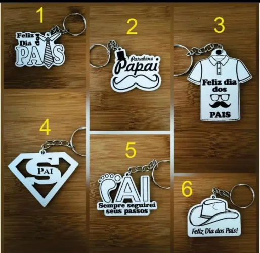 Chaveiros Bottons e Imãs personalizados evento lembrancinha dia dos pais