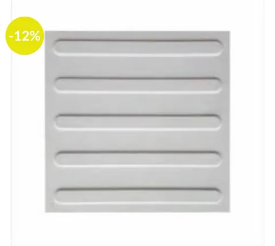 LAJOTA DIRECIONAL CINZA 40X40x2,5  UND