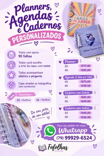 Cadernos, Agendas e Planners