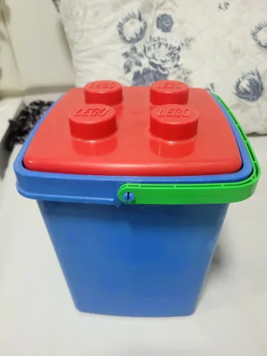 Balde LEGO Original com mais de 600 peças