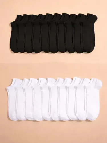 Kit 3/6/12/18 Pares de Meias Soquete Cano Curto Masculina Feminina Unissex varejo