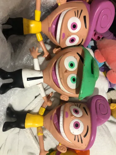 Lote 3 Bonecos Os Padrinhos Mágicos (Cosmo e Wanda)