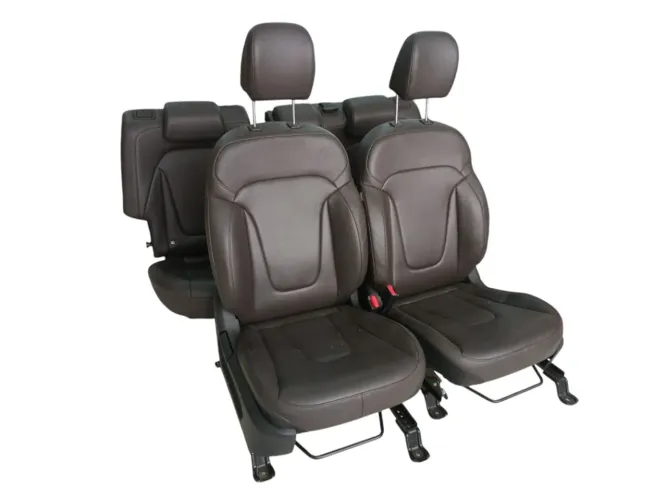Kit Bancos Em Couro Hyundai Creta 2020 2023 Original - Marrom