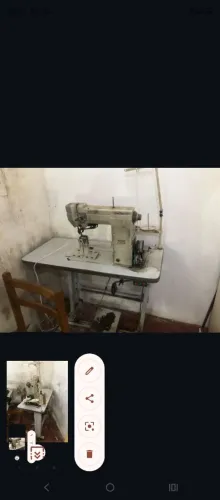 Máquina de pesponto triplo trasporte