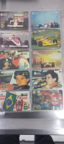 Coleção Cartão telefônico Ayrton Senna