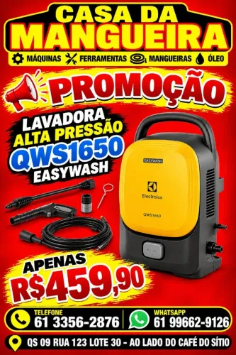 LAVADORA DE ALTA PRESSÃO 220V- QWS1650 ELECTROLUX
