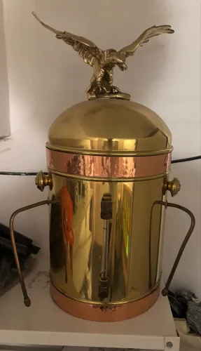 Cúpula decorativa de máquina de café