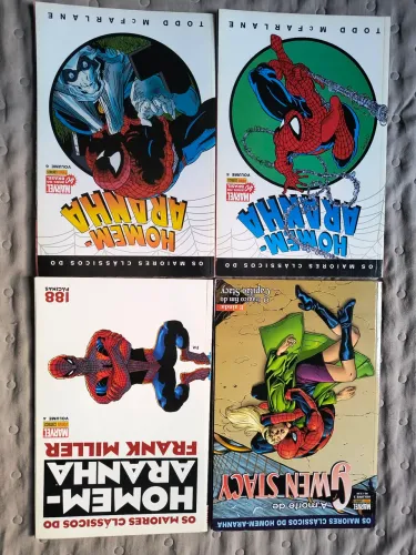 Lote 4 HQs Homem-Aranha - Os Maiores Clássicos - Panini/Marvel
