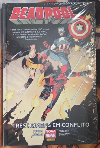 HQ Marvel Deaspool: Três Homens em Conflito (LACRADO)