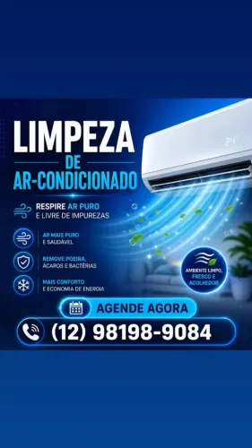 Limpeza e Higienização de ar-condicionado
