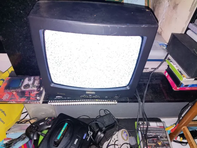 Tv tubo gamer retrô 14 polegadas