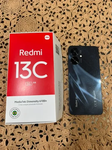 Celular Redmi 13C 5G 128GB 5G Dual Chip NA GARANTIA DE LOJA
