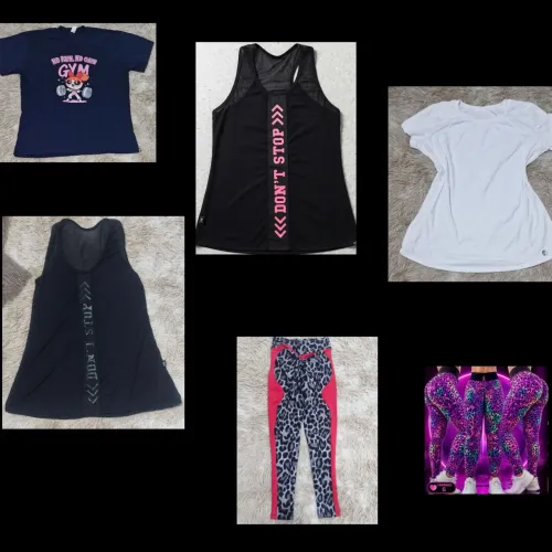 Lote moda fitnes novos