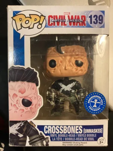 Funko Pop Marvel Crossbones Unmasked 139