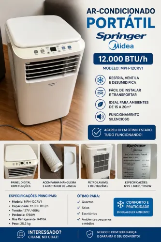 Ar condicionado Springer Midea MPH-12CRV1