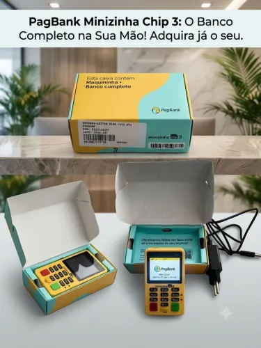 Maquina de cartão nova na caixa 