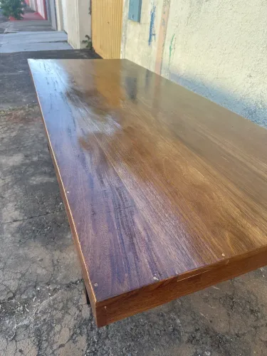 Vendo mesa rústica de madeira