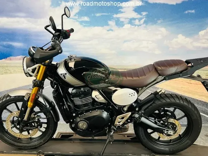 TRIUMPH- SCRAMBLER 400XPRETA-2025 4.889Km Único dono