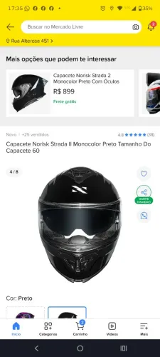 Capacete novo