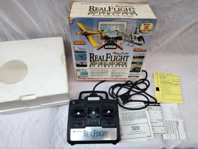 Joystick Real Flight Simulator Para Pc Retro Gameport Db15