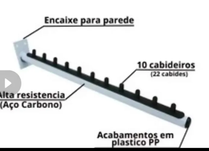 CABIDEIRO DE PAREDE - ALTA RESISTÊNCIA 
