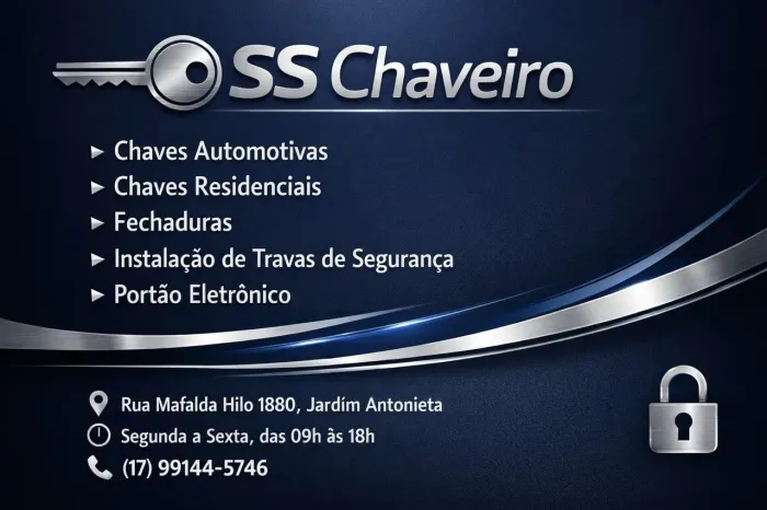Serviço de Chaveiro e portão eletrônico 