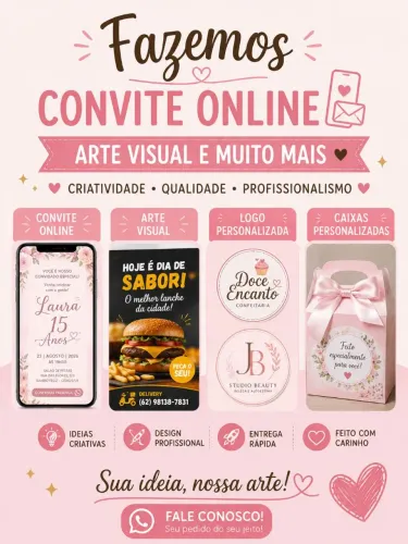 Itens para evento e aniversário