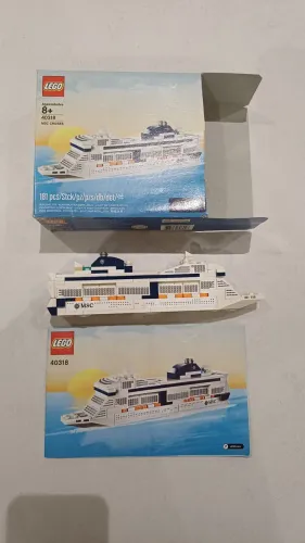 LEGO 40318 Navio MSC Cruises - 100% COMPLETO C/ CAIXA