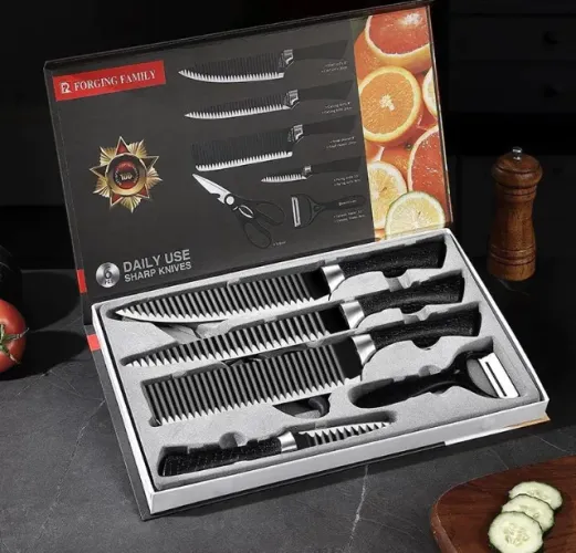 Kit 6 Facas AntiAderente (NOVO) - PAGUE NA ENTREGA