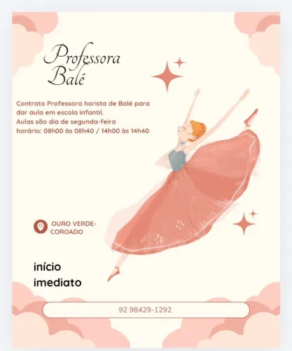 Professora de Balé