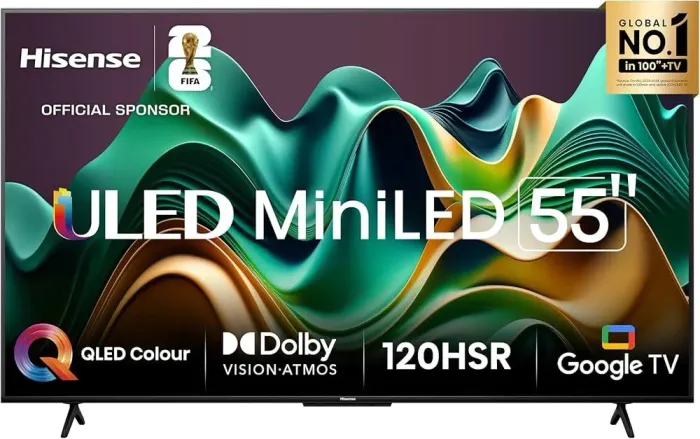 Tv 55 mini led Hisense U6N QLED bluetooth Dolby atmos e vision