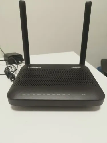 Modem Roteador Intelbras HG6145F3 WiFi 6 Dual Band Fibra Óptica GPON - Seminovo