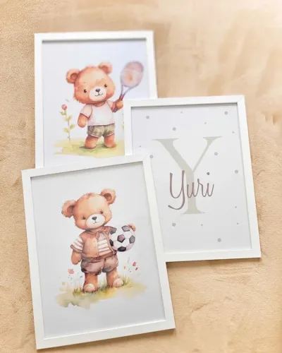 Quadros infantil personalizado A3 e A3