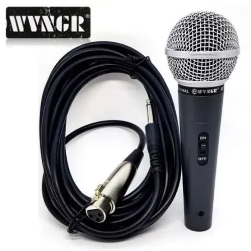 Microfone SM 58 com fio;) entrega gratis