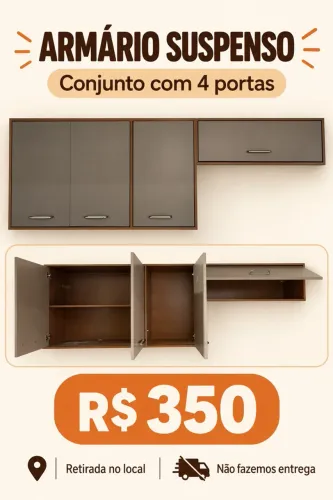 Armário de Cozinha Suspenso