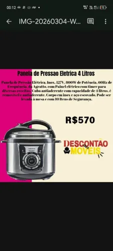 Panela de pressão elétrica