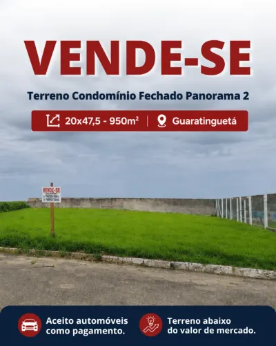 OPORTUNIDADE - TERRENO NO CONDOMÍNIO PANORAMA 2