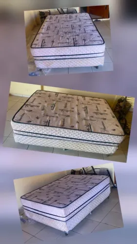 Vendo cama de casal box