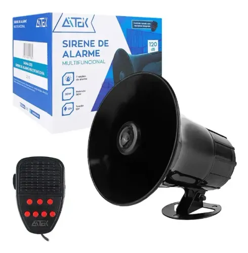 Sirene de Alarme Altek Sigma S213 120dB - Nova