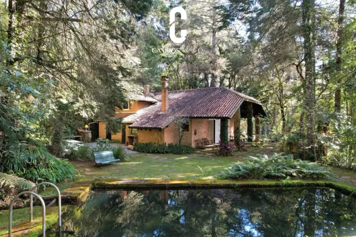 Casa à venda com piscina de água natural, 40.000 m², cheia de personalidade, R$ 1.500.000,