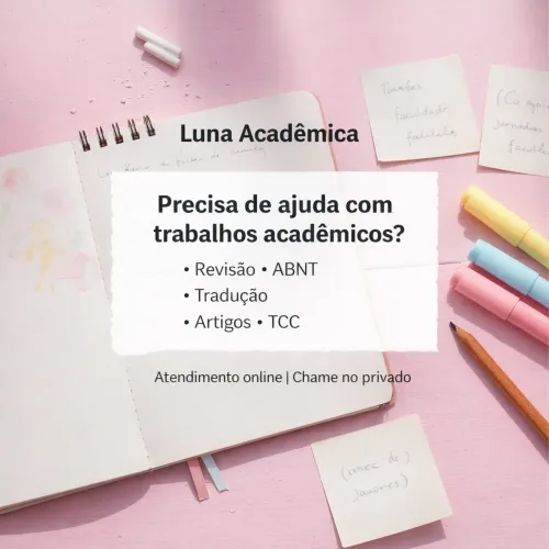 Revisão, TCC, ABNT, Tradução e Apoio Acadêmico on-line
