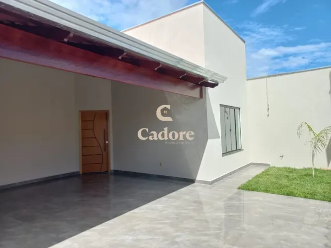 Casa Nova a venda no Residencial Flamboyant 3 quartos, sendo 1 suíte espaçosa