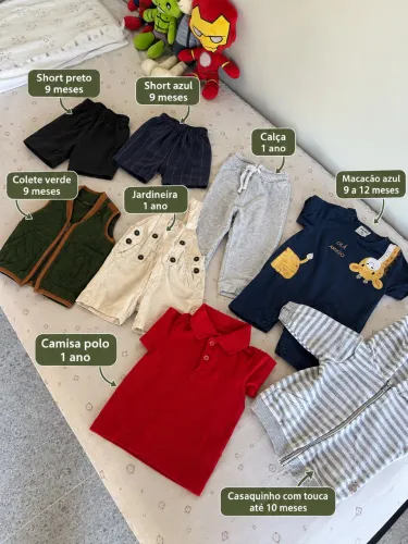 Roupa infantil menino 
