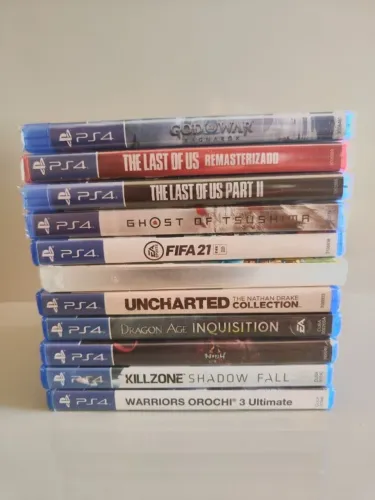 Jogos PS4 God of War, Nioh, Dragon Age e outros