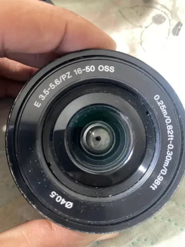 Lente Sony 16-55 Lente do kit