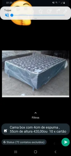 Cama box de casal